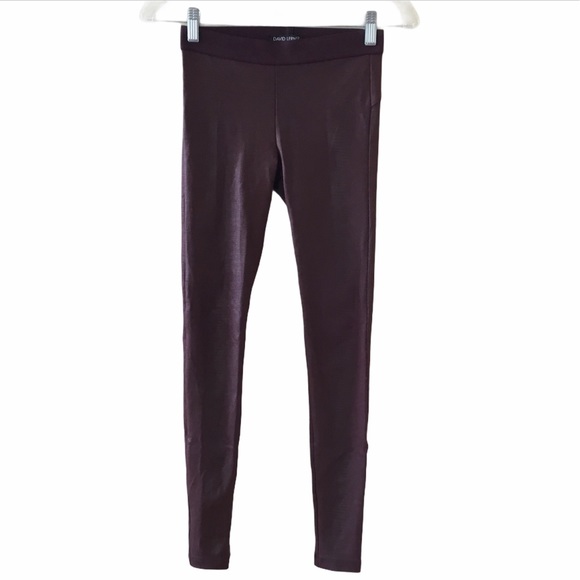 David Lerner Barlow Oxblood Coated Legging Pants - Picture 8 of 11
